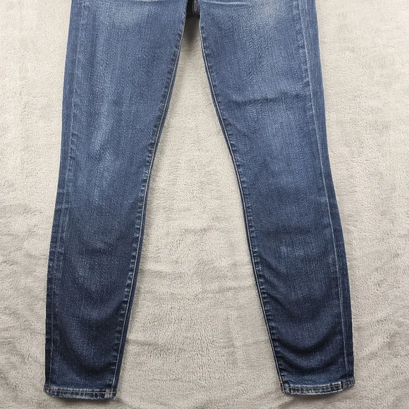 J. Crew Toothpick Ankle Blue Denim Jeans Womens Size 27 - Picture 3 of 12